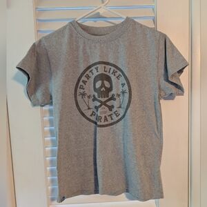 30A Women's Party Like A Pirate Large Gray Shirt